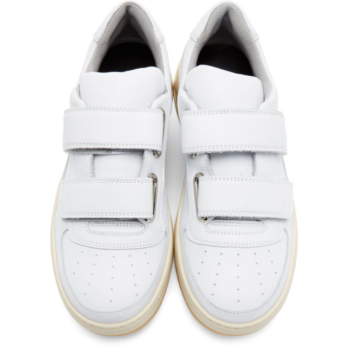 ACNE STUDIOS ACNE STUDIOS WHITE PEREY STRAP SNEAKERS