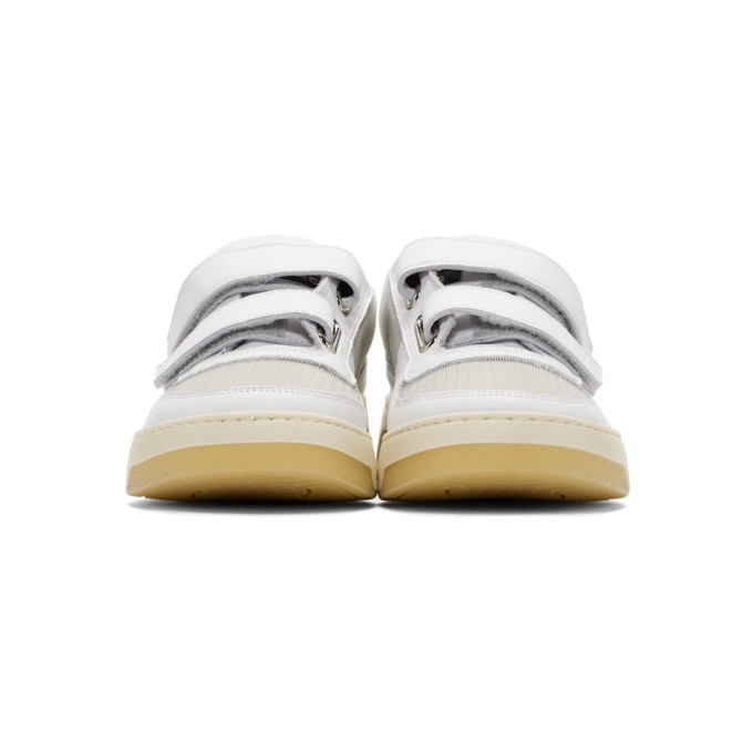 ACNE STUDIOS ACNE STUDIOS WHITE HOOK PEREY STRAP SNEAKERS