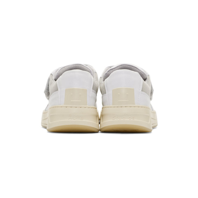 ACNE STUDIOS ACNE STUDIOS WHITE HOOK PEREY STRAP SNEAKERS