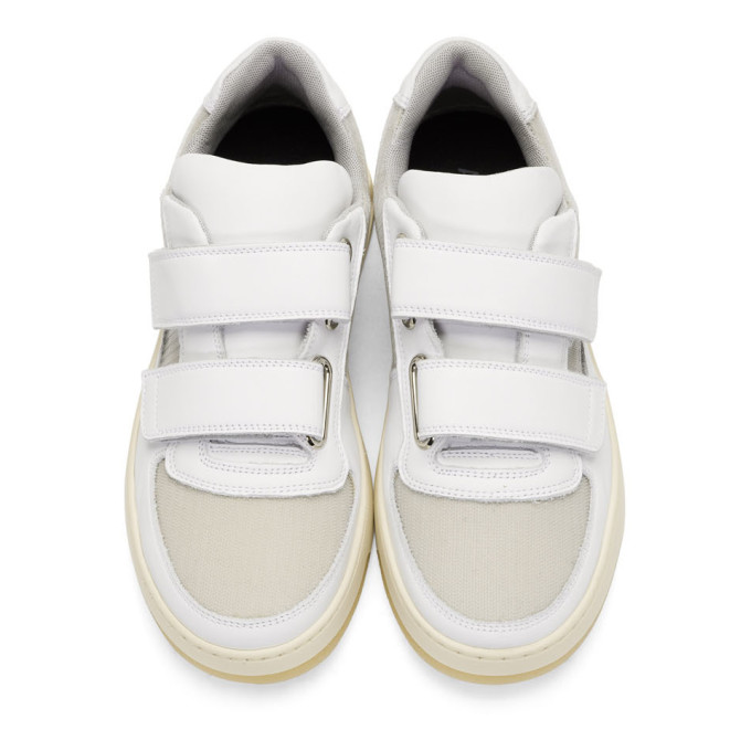 ACNE STUDIOS ACNE STUDIOS WHITE HOOK PEREY STRAP SNEAKERS