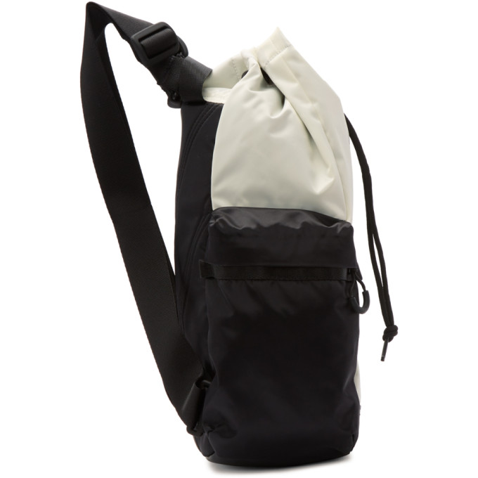 Y3 OffWhite And Black Mini Yohji Letters Backpack In Off White ModeSens