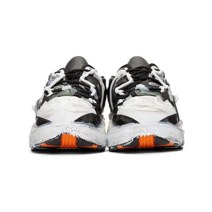 MAISON MARGIELA Red & Black Fusion Low Sneakers