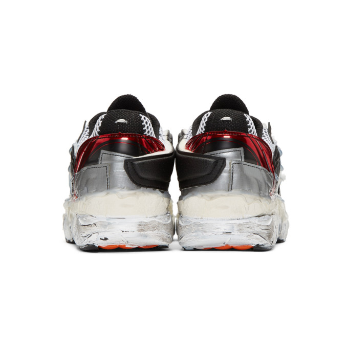 MAISON MARGIELA Red & Black Fusion Low Sneakers