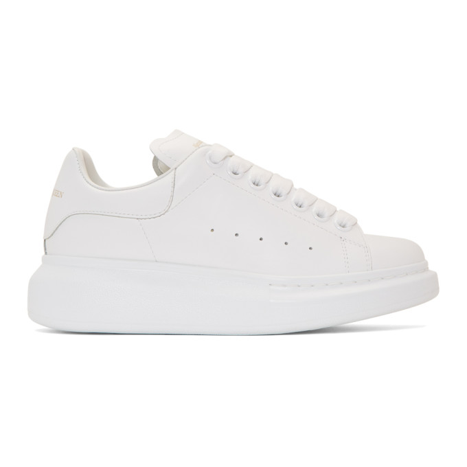 ALEXANDER MCQUEEN White Oversized Sneakers