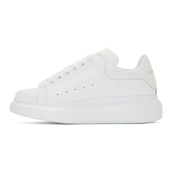 ALEXANDER MCQUEEN White Oversized Sneakers