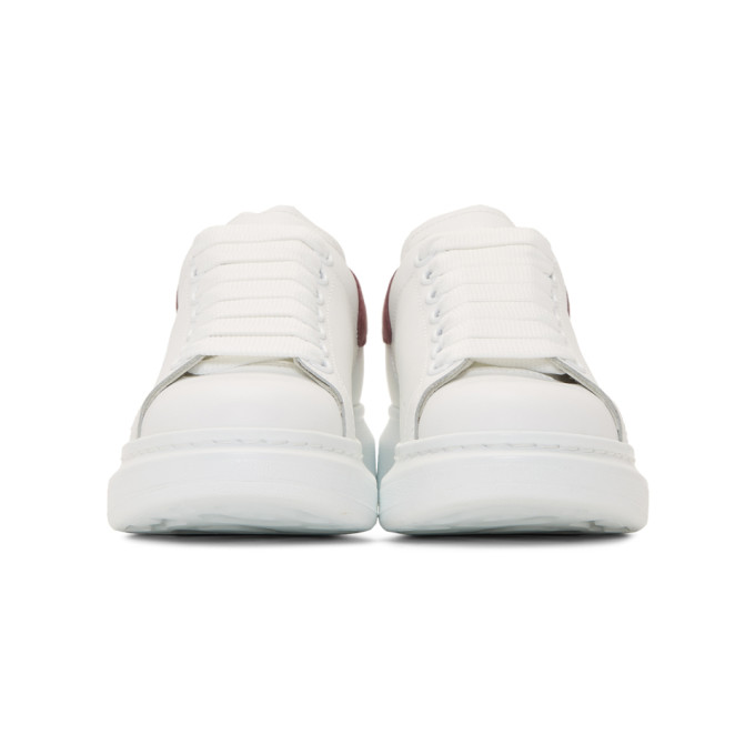 ALEXANDER MCQUEEN SSENSE Exclusive White & Pink Oversized Sneakers