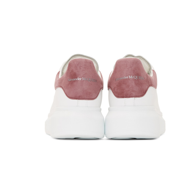 ALEXANDER MCQUEEN SSENSE Exclusive White & Pink Oversized Sneakers