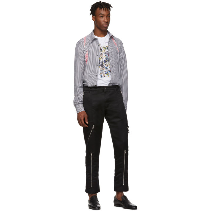 ALEXANDER MCQUEEN WHITE BEETLE SKULL T-SHIRT