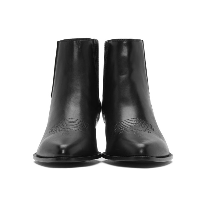 GOLDEN GOOSE BLACK SUNSET BOOTS