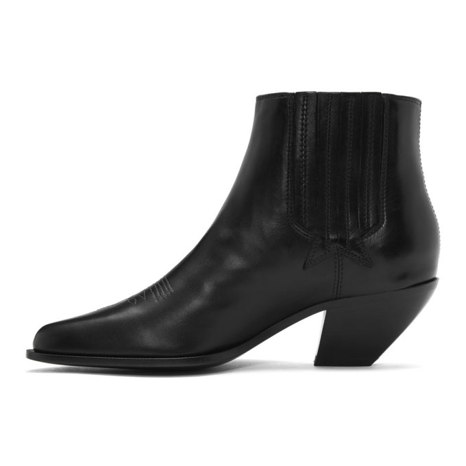 GOLDEN GOOSE BLACK SUNSET BOOTS