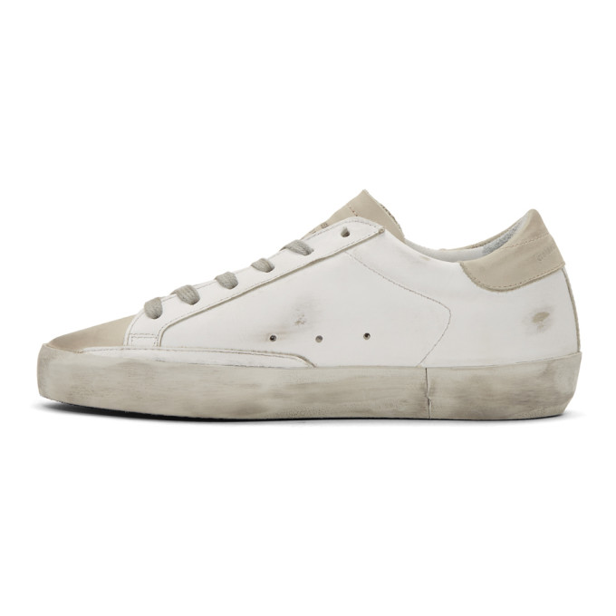 Golden Goose Super Star Low-Top Leather Trainers In A5 White Skate ...