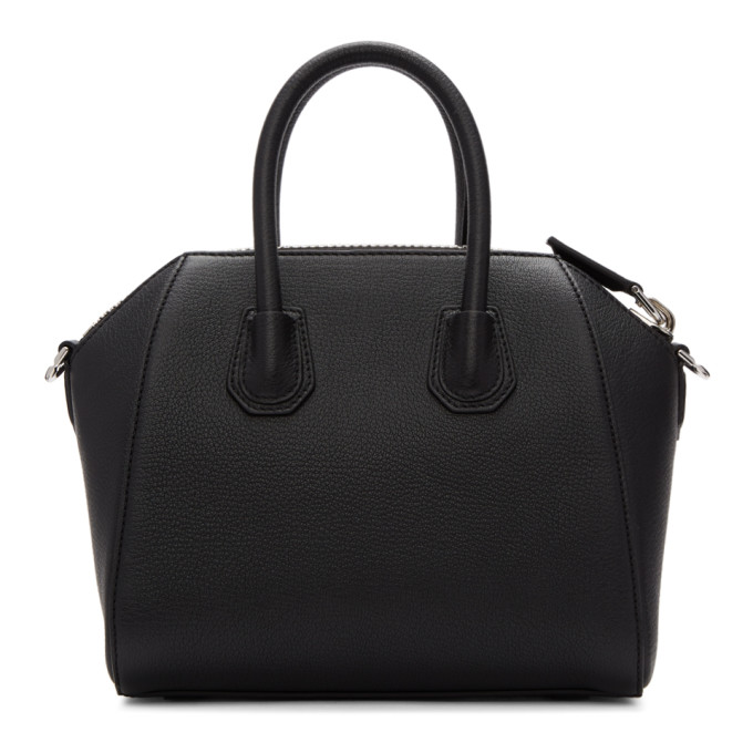 Givenchy 'Medium Antigona' Sugar Leather Satchel - Black | ModeSens