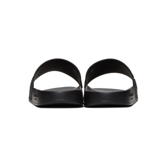 GIVENCHY BLACK LOGO SLIDES