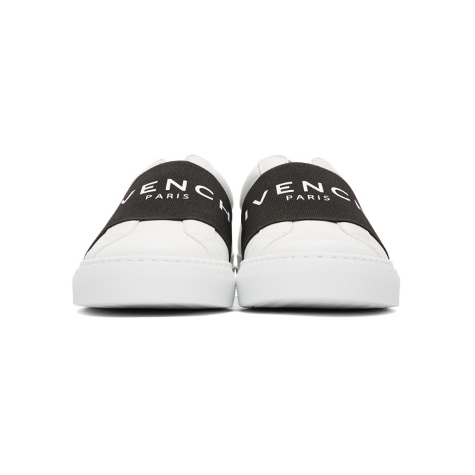 GIVENCHY GIVENCHY WHITE AND BLACK URBAN STREET SNEAKERS