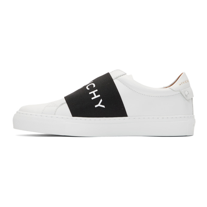 GIVENCHY GIVENCHY WHITE AND BLACK URBAN STREET SNEAKERS