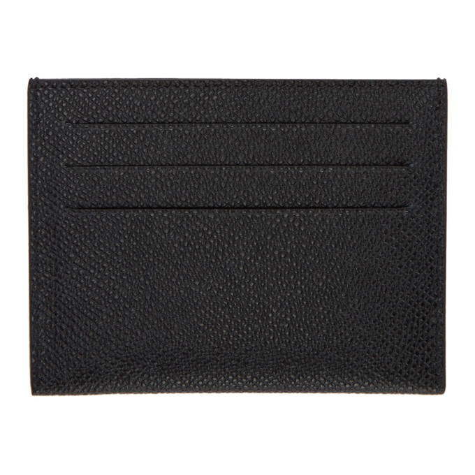 GIVENCHY GIVENCHY BLACK CALFSKIN CARD HOLDER