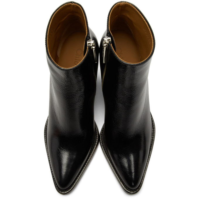 CHLOÉ Black Rylee Ankle Boots