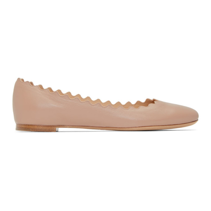 CHLOÉ Pink Lauren Ballerina Flats