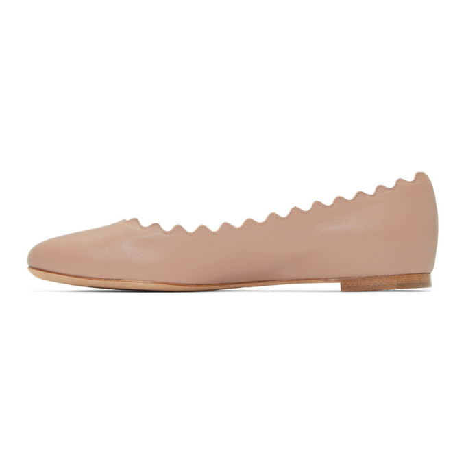 CHLOÉ Pink Lauren Ballerina Flats