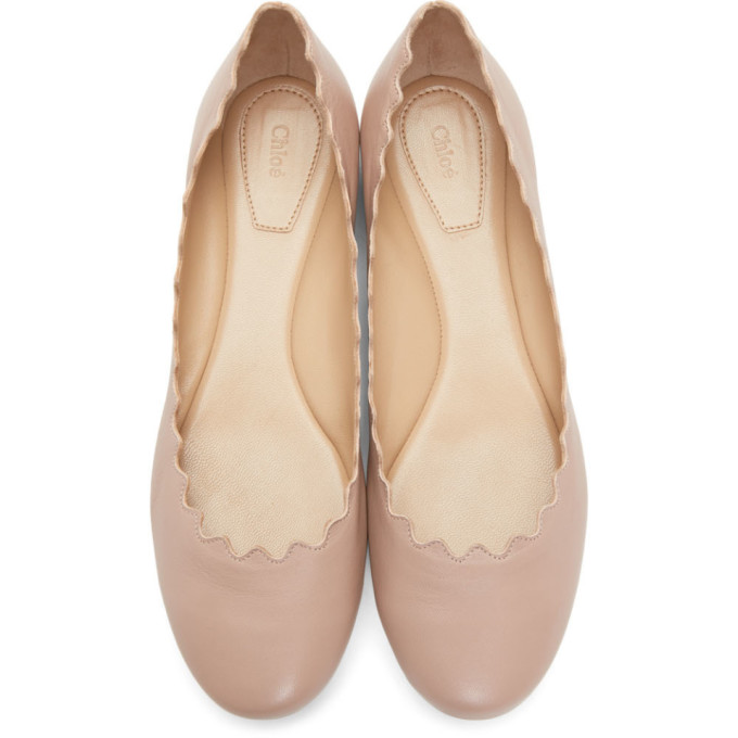 CHLOÉ Pink Lauren Ballerina Flats