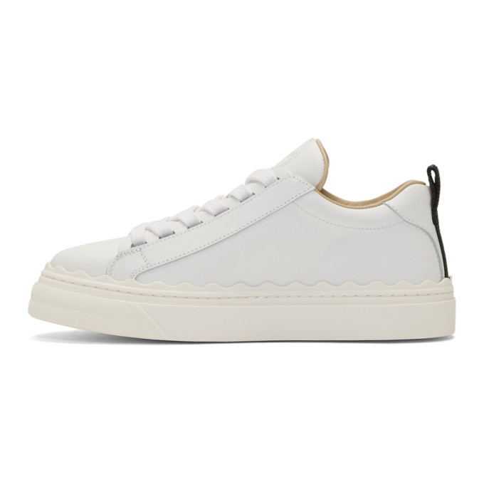 CHLOÉ WHITE LAUREN SNEAKERS