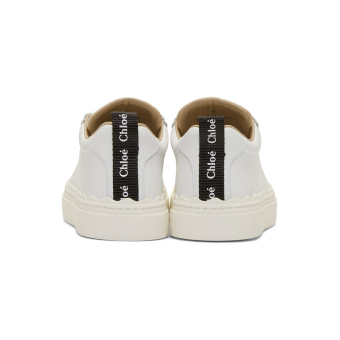 CHLOÉ WHITE LAUREN SNEAKERS