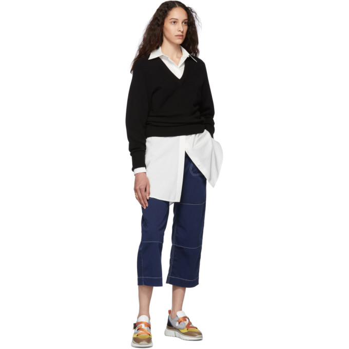 CHLOÉ GREY SONNIE LOW-TOP SNEAKERS