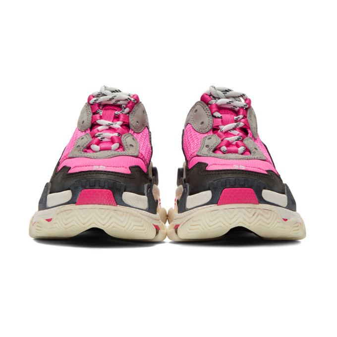 BALENCIAGA BALENCIAGA PINK TRIPLE S SNEAKERS