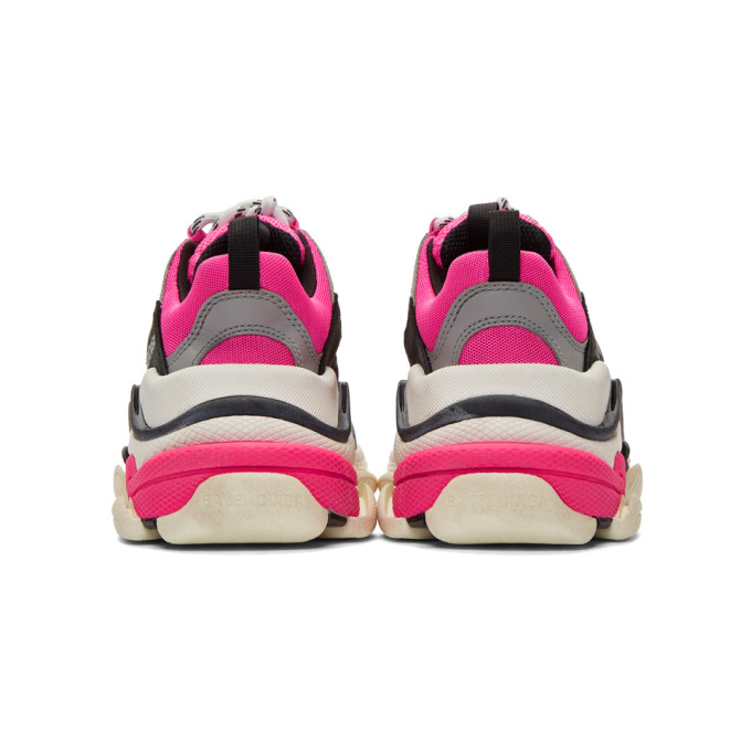 BALENCIAGA BALENCIAGA PINK TRIPLE S SNEAKERS