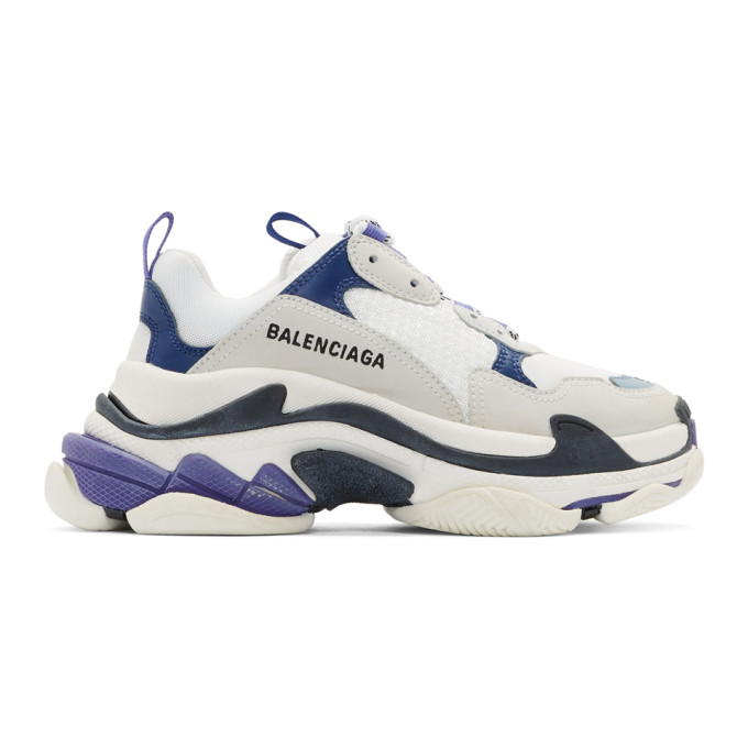 BALENCIAGA BALENCIAGA WHITE TRIPLE S SNEAKERS