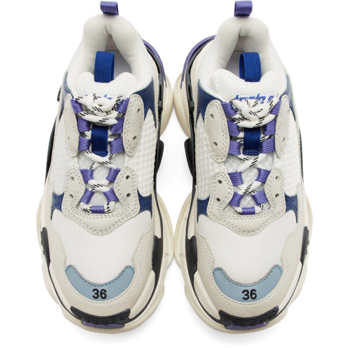BALENCIAGA BALENCIAGA WHITE TRIPLE S SNEAKERS