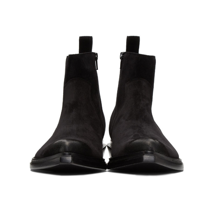 BALENCIAGA BALENCIAGA BLACK SANTIAG BOOTS
