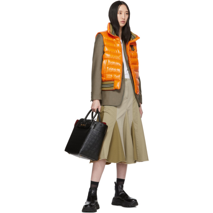 BURBERRY BURBERRY ORANGE DOWN HESSLE VEST