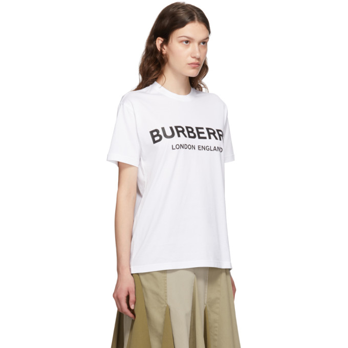 BURBERRY BURBERRY WHITE CARRICK T-SHIRT