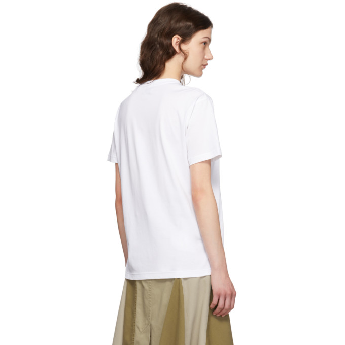 BURBERRY BURBERRY WHITE CARRICK T-SHIRT