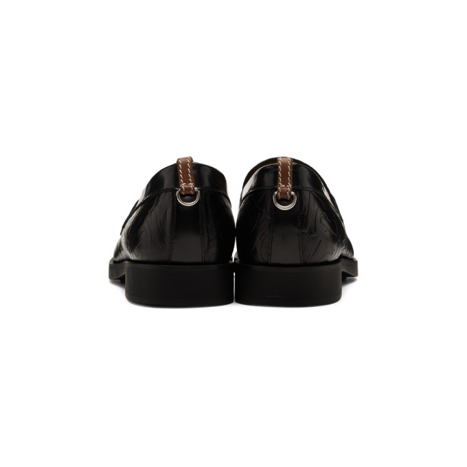 BURBERRY BURBERRY BLACK EMILE TB LOAFERS