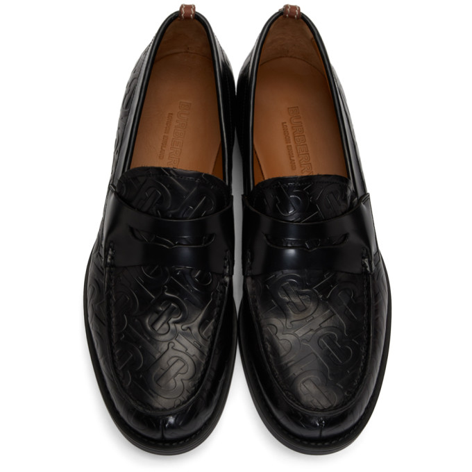 BURBERRY BURBERRY BLACK EMILE TB LOAFERS