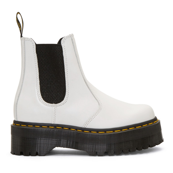 white platform doc martens