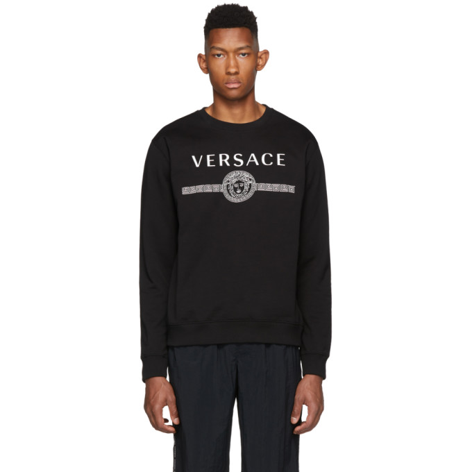 VERSACE VERSACE BLACK MEDUSA SWEATSHIRT