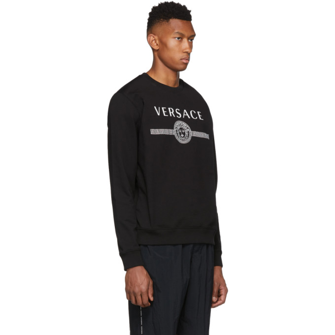 VERSACE VERSACE BLACK MEDUSA SWEATSHIRT