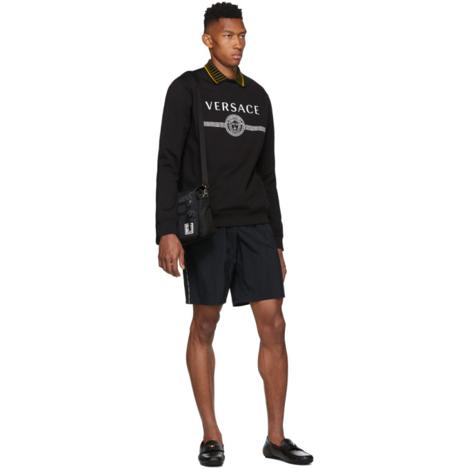 VERSACE VERSACE BLACK MEDUSA SWEATSHIRT
