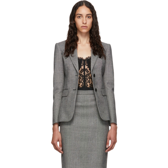 ALTUZARRA ALTUZARRA BLACK AND WHITE FENICE BLAZER
