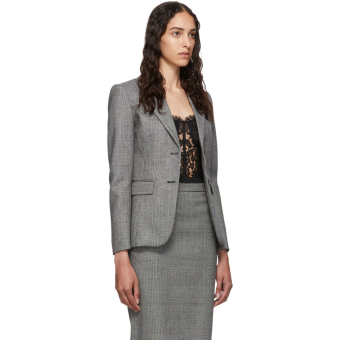 ALTUZARRA ALTUZARRA BLACK AND WHITE FENICE BLAZER