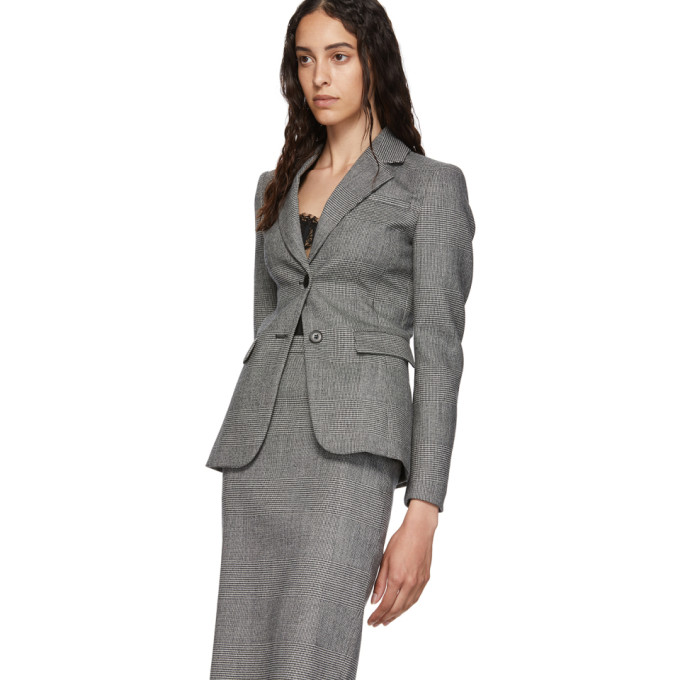 ALTUZARRA ALTUZARRA BLACK AND WHITE FENICE BLAZER