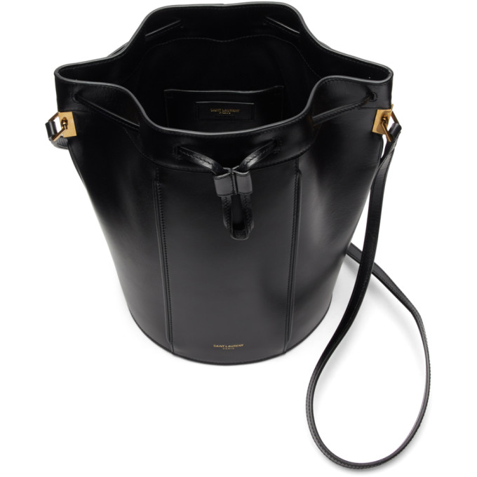 SAINT LAURENT SAINT LAURENT BLACK MEDIUM TALITHA BUCKET BAG