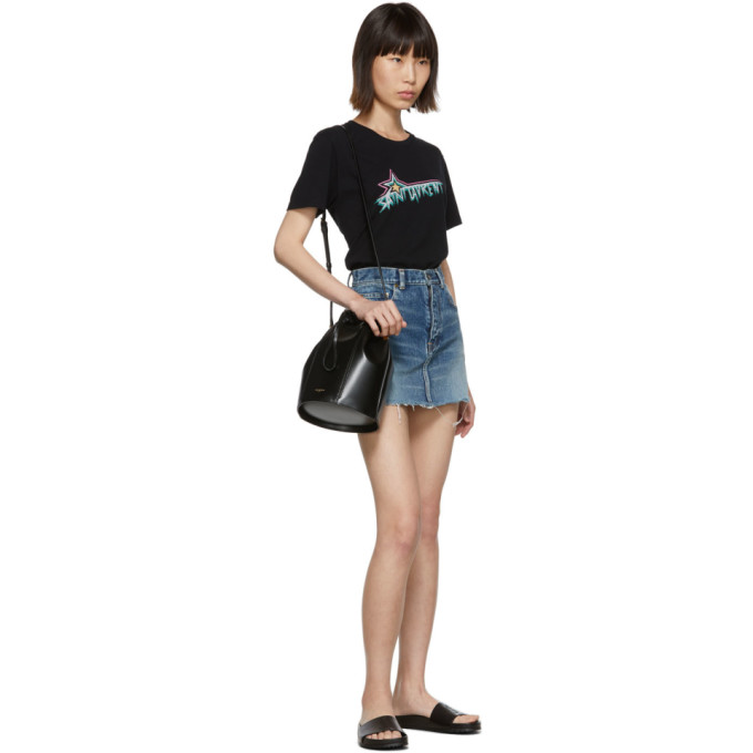 SAINT LAURENT SAINT LAURENT BLACK MEDIUM TALITHA BUCKET BAG