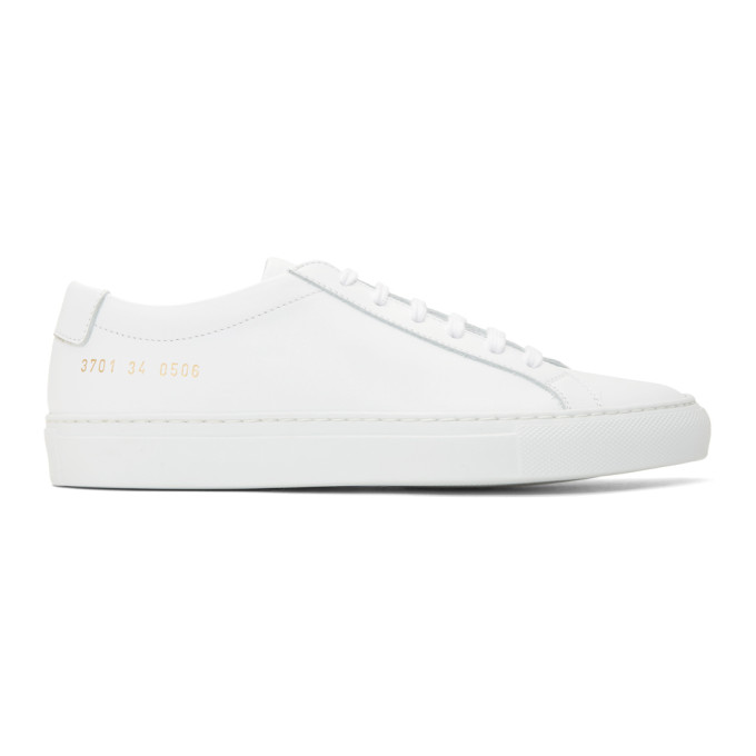 common projects white trainers