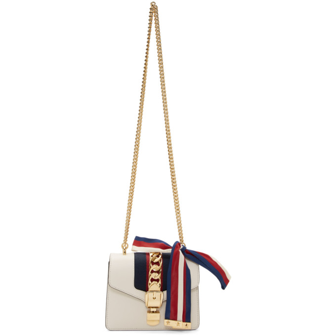gucci sylvie bag white