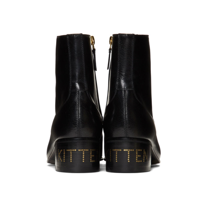 GUCCI Black Ebal Ankle Boots