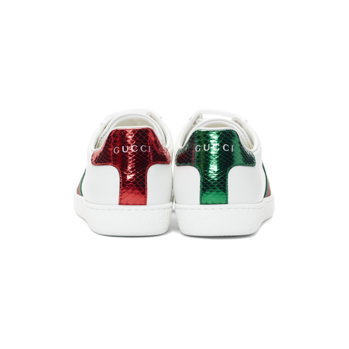 GUCCI White New Ace Sneakers
